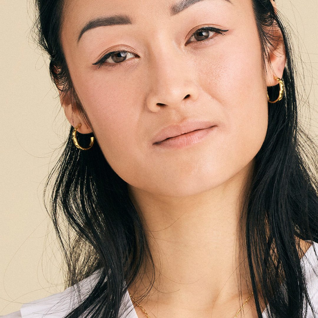 Creoler Halvcreol Facet Sterling Sølv