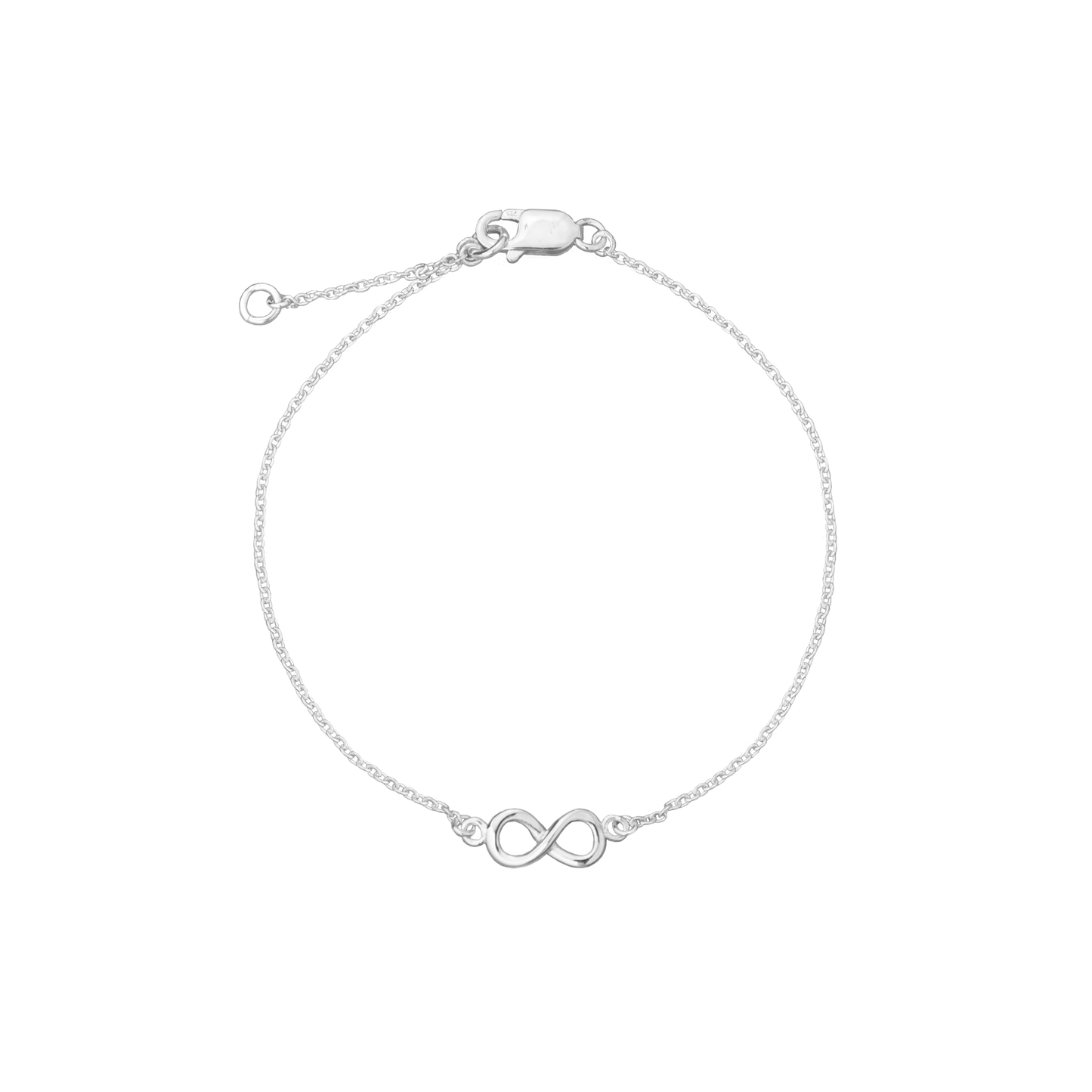 Armbånd Uendelighedstegn Sterling Sølv 19 cm