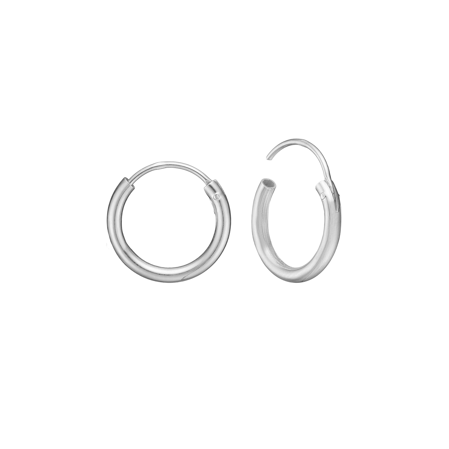 Creoler Sterling Sølv 16 mm Med Vippelås Tråd 2 mm