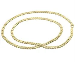 Panserkæde facet i 8 karat guld - 4.7 mm.