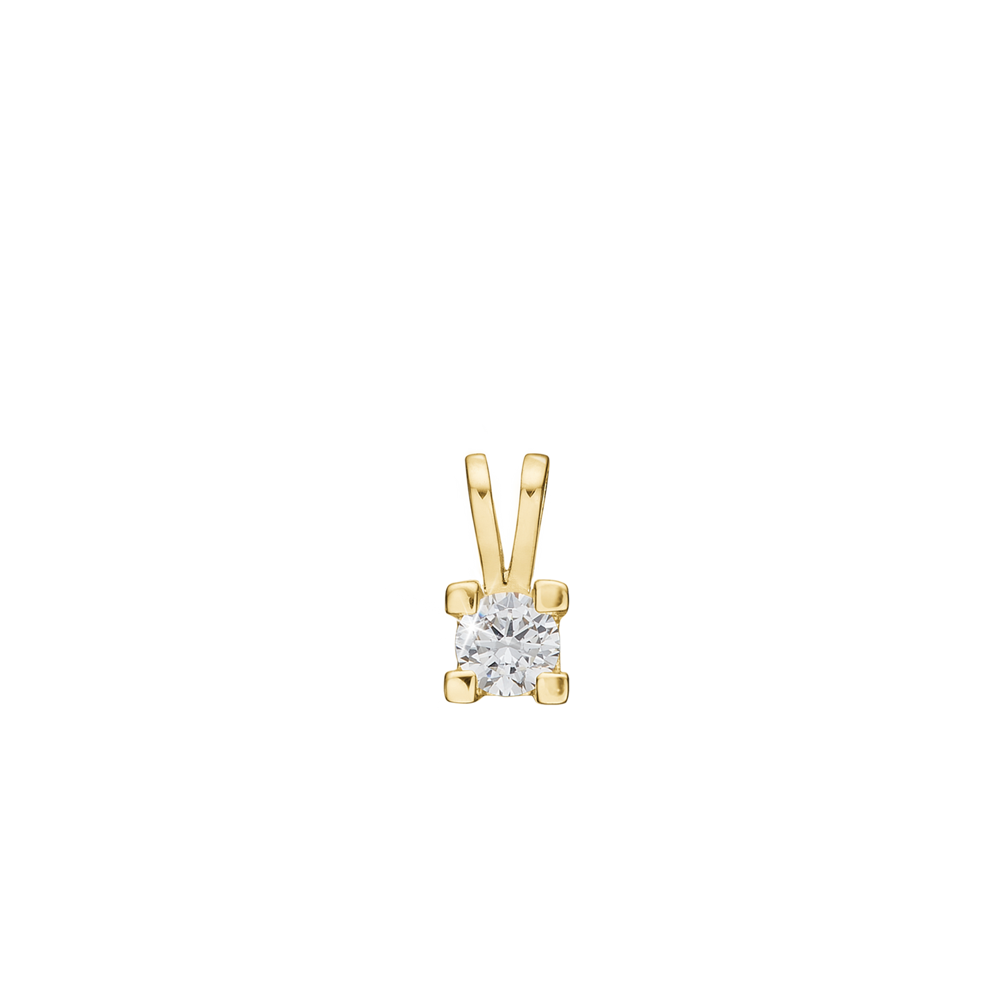 Eternity Vedhæng 14 Karat Guld Med 0,35ct W/SI Diamant