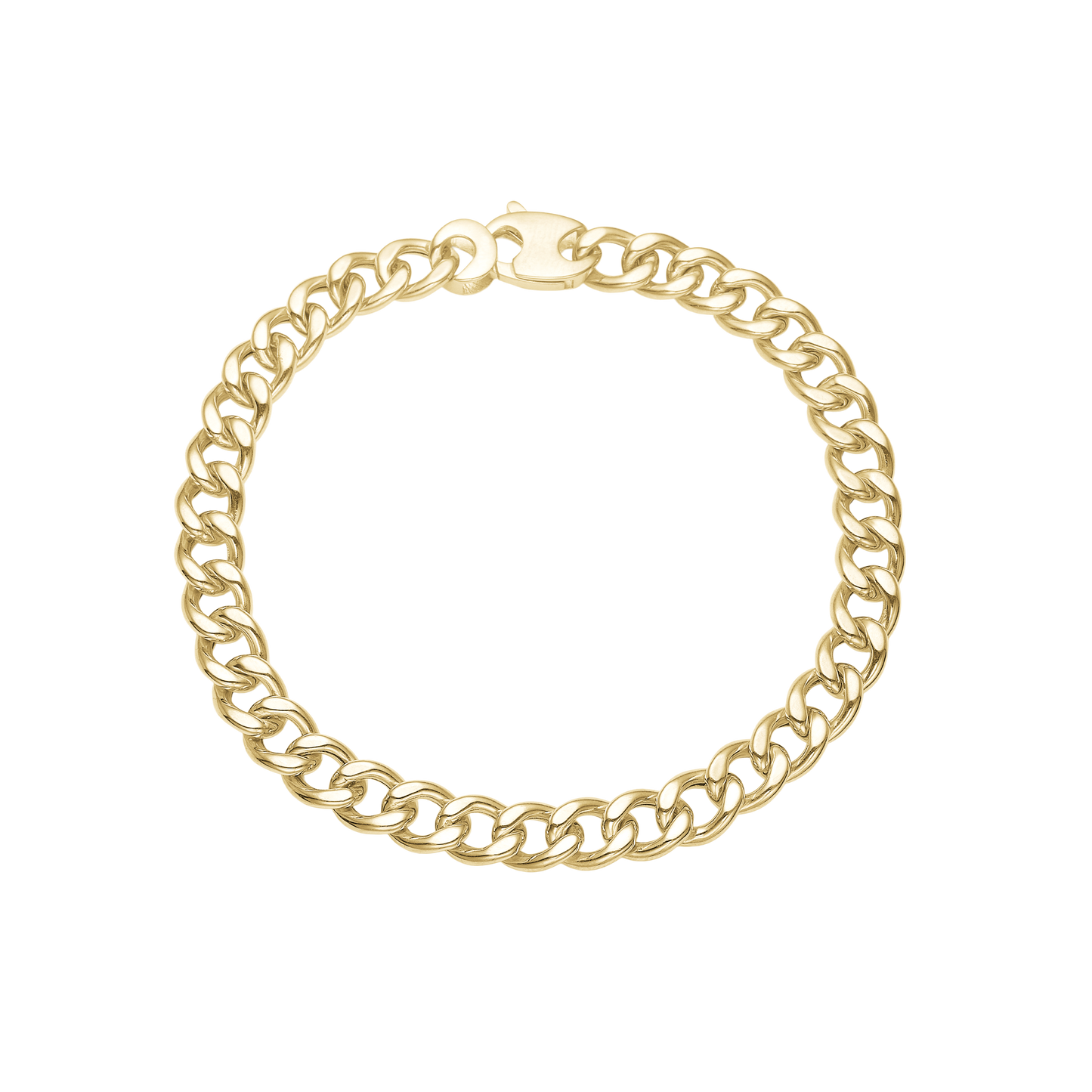 Armbånd Lænke 8 Karat Guld 19 cm