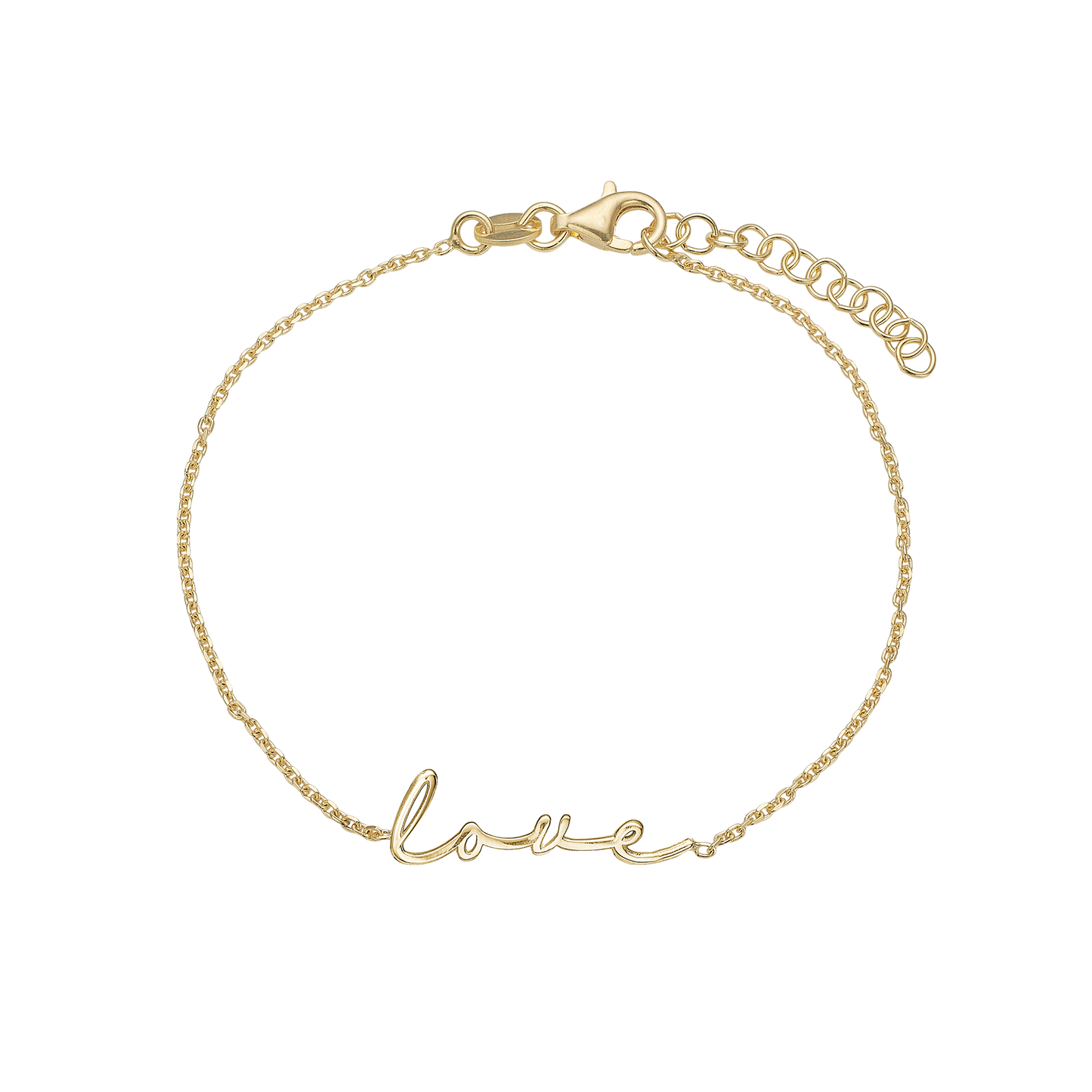 Armbånd Love Forgyldt Sterling Sølv