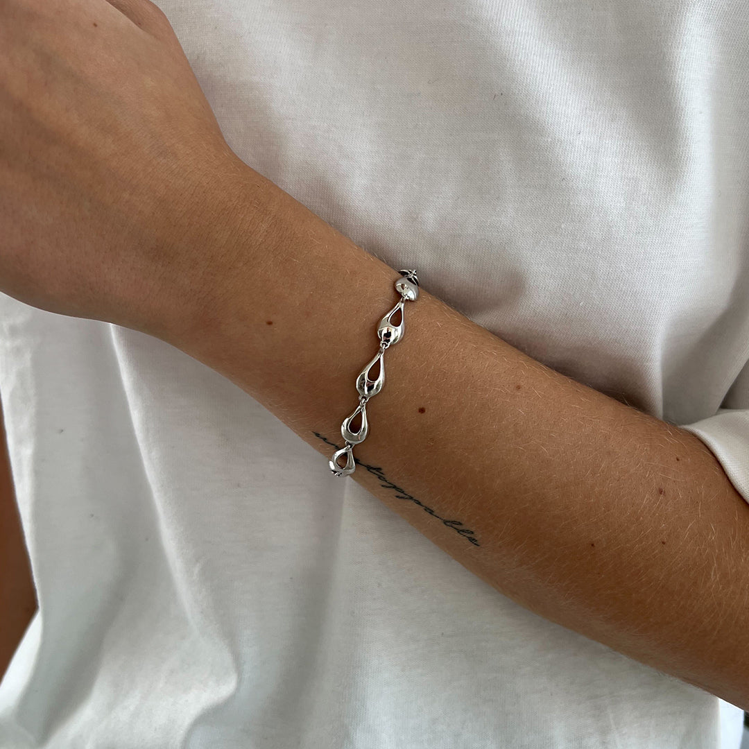 Armbånd Dråber Sterling Sølv