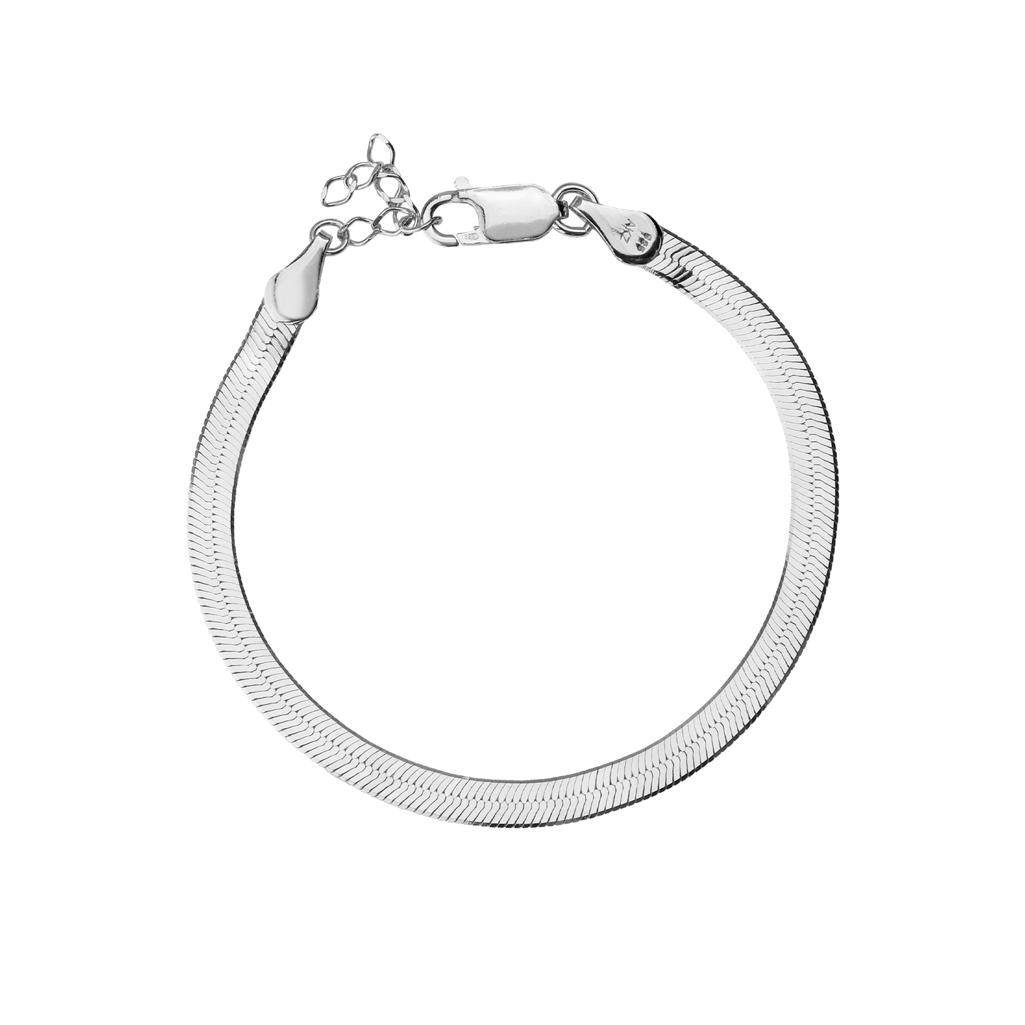Armbånd Panzer Flex Sterling Sølv 20 cm