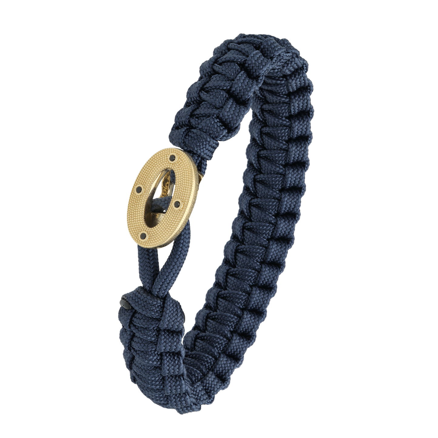 From Soldier To Soldier Armbånd Blå med Forgyldt Sterling Sølv Maritim Lås