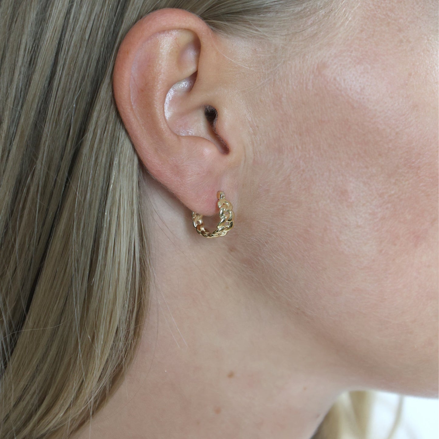 Creoler Flettet 8 Karat Guld