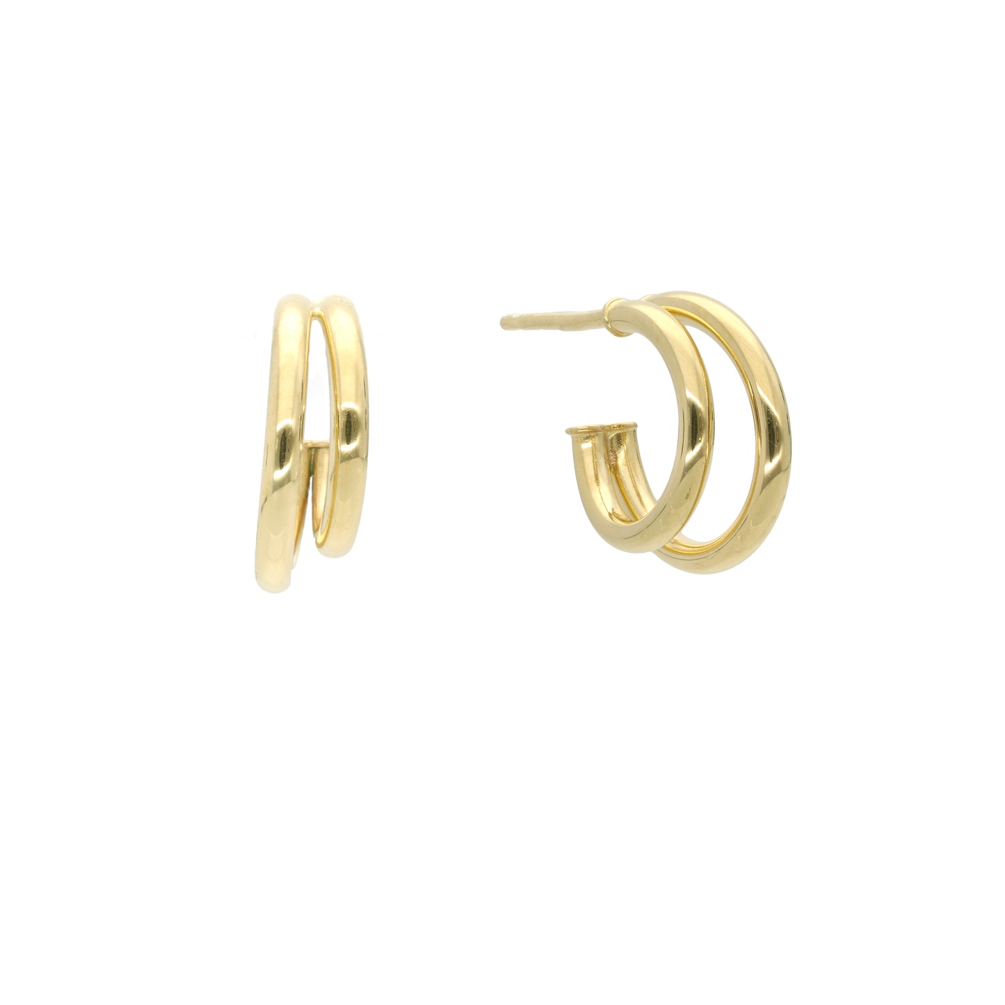 Creoler Double 8 Karat Guld