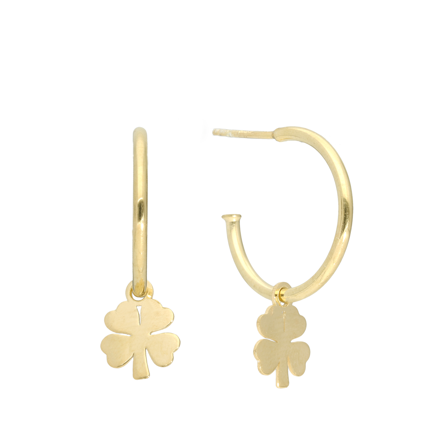 Creoler Halvcreol Clover 8 Karat Guld