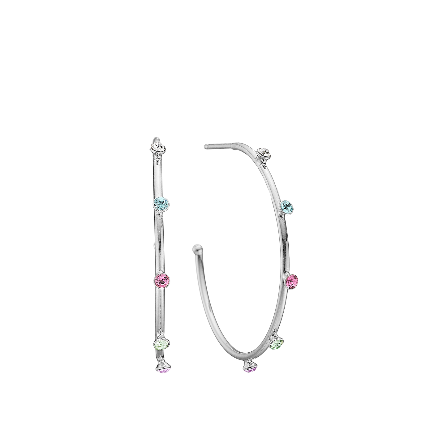 Øreringe Colorful World Cubic Zirkonia Sterling Sølv