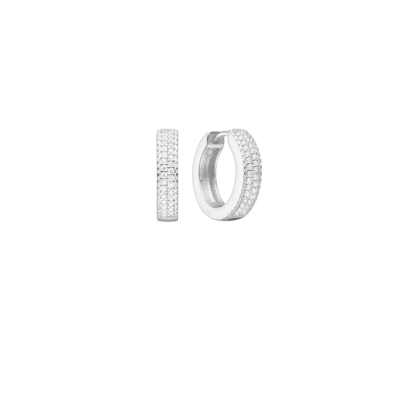 Creoler Cubic Zirkonia Sterling Silver