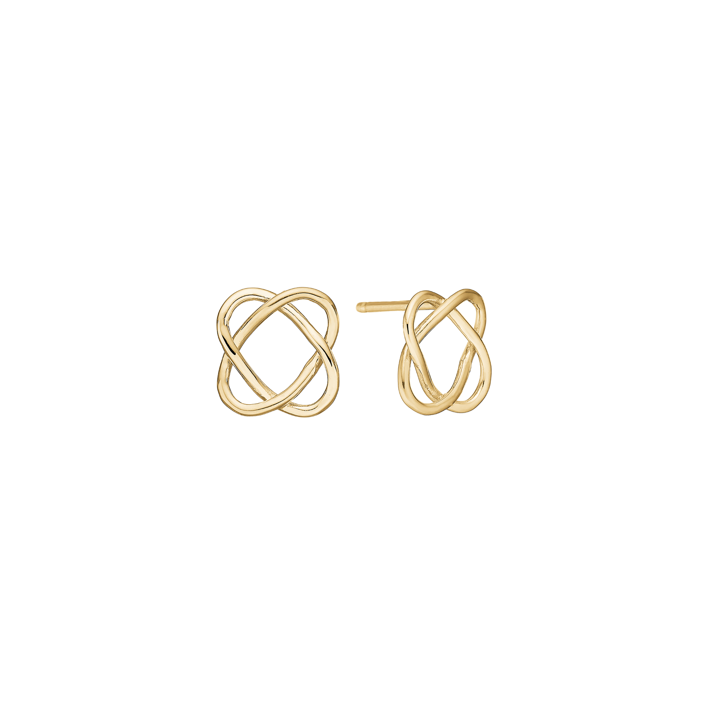 Ørestikker Twist 8 Karat Guld