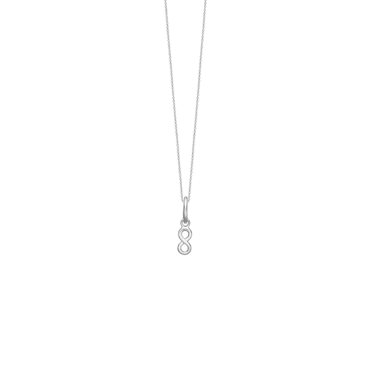 Halskæde til Børn Eternity Sterling Sølv 38 cm