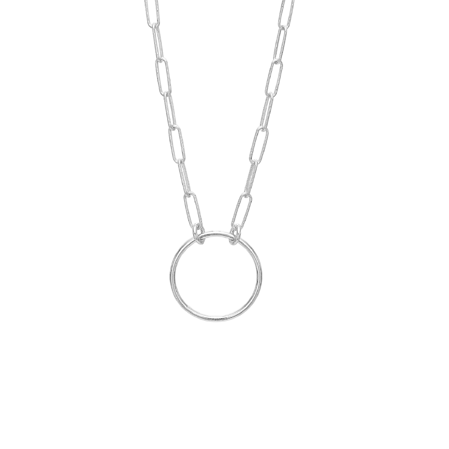 Halskæde Cirkel Sterling Sølv 42 + 3 cm