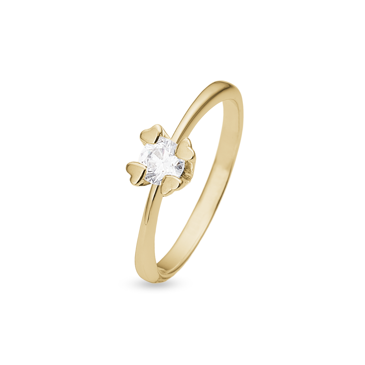 Mary Ring 14 Karat Guld Med 0,50ct W/VS Labgrown Diamant