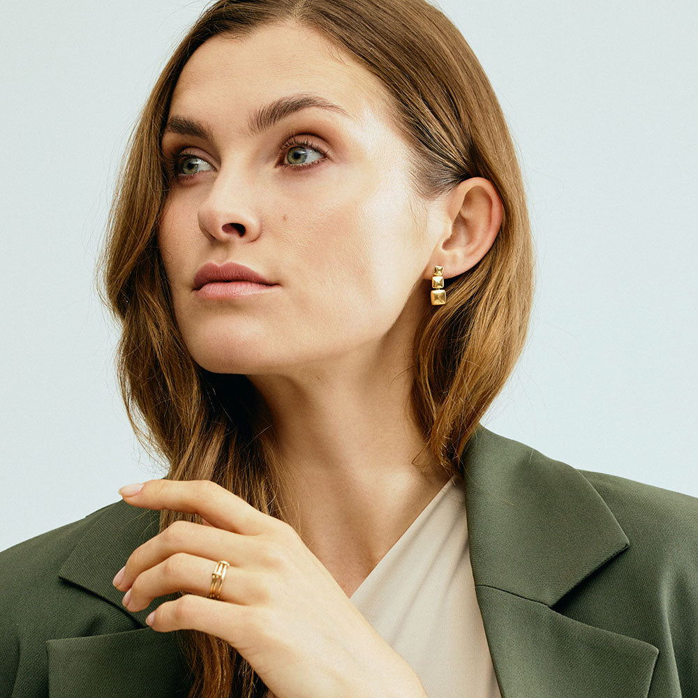 Ring 3 i én 8 Karat Guld