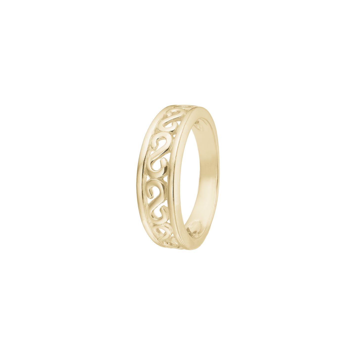 Ring Oriental Forgyldt Sterling Sølv