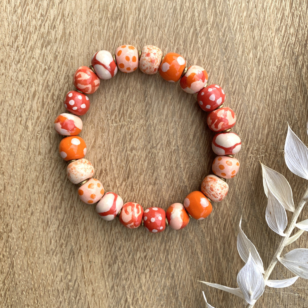 Armbånd elastik - Orange Blossom