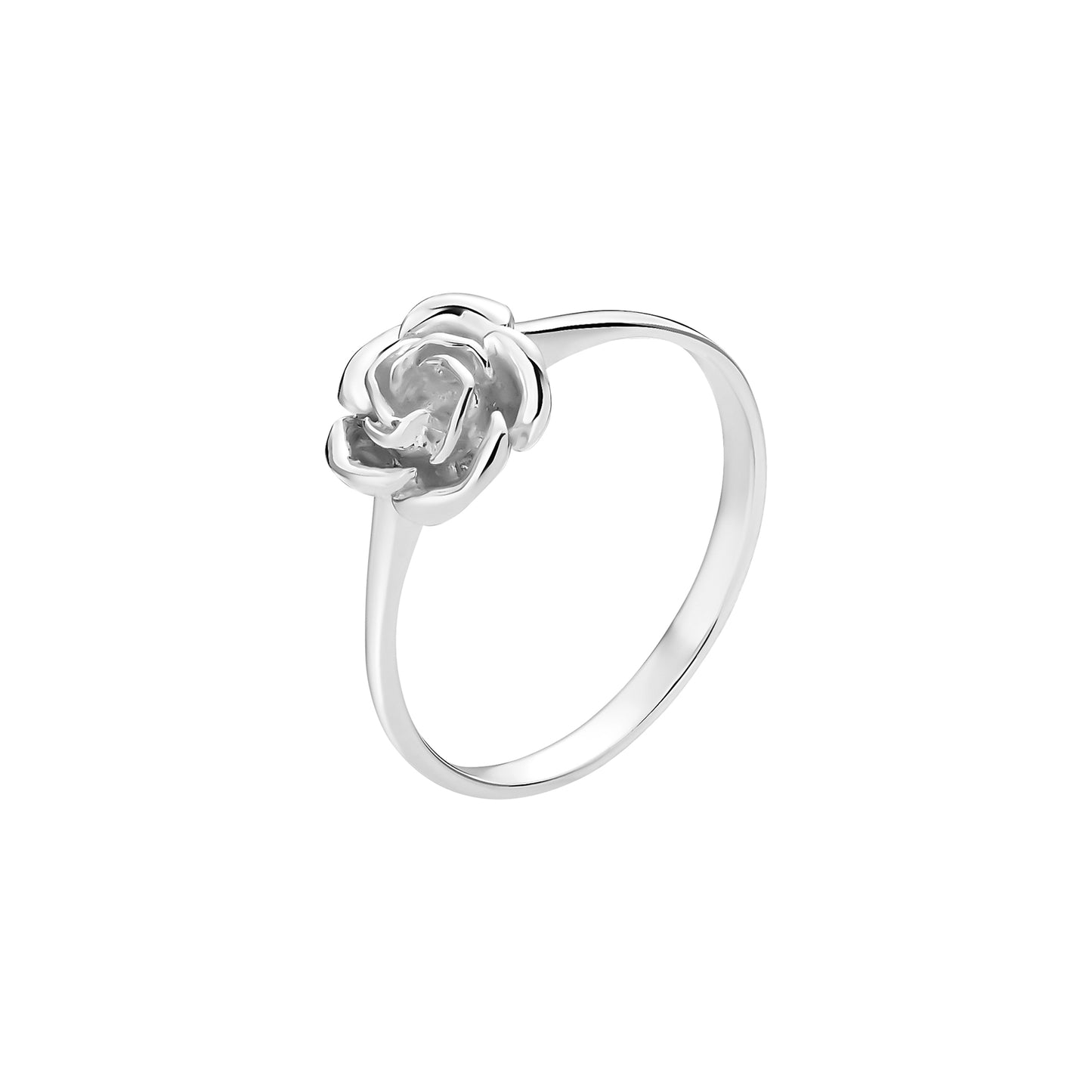 Søllvring, rose 9x9mm