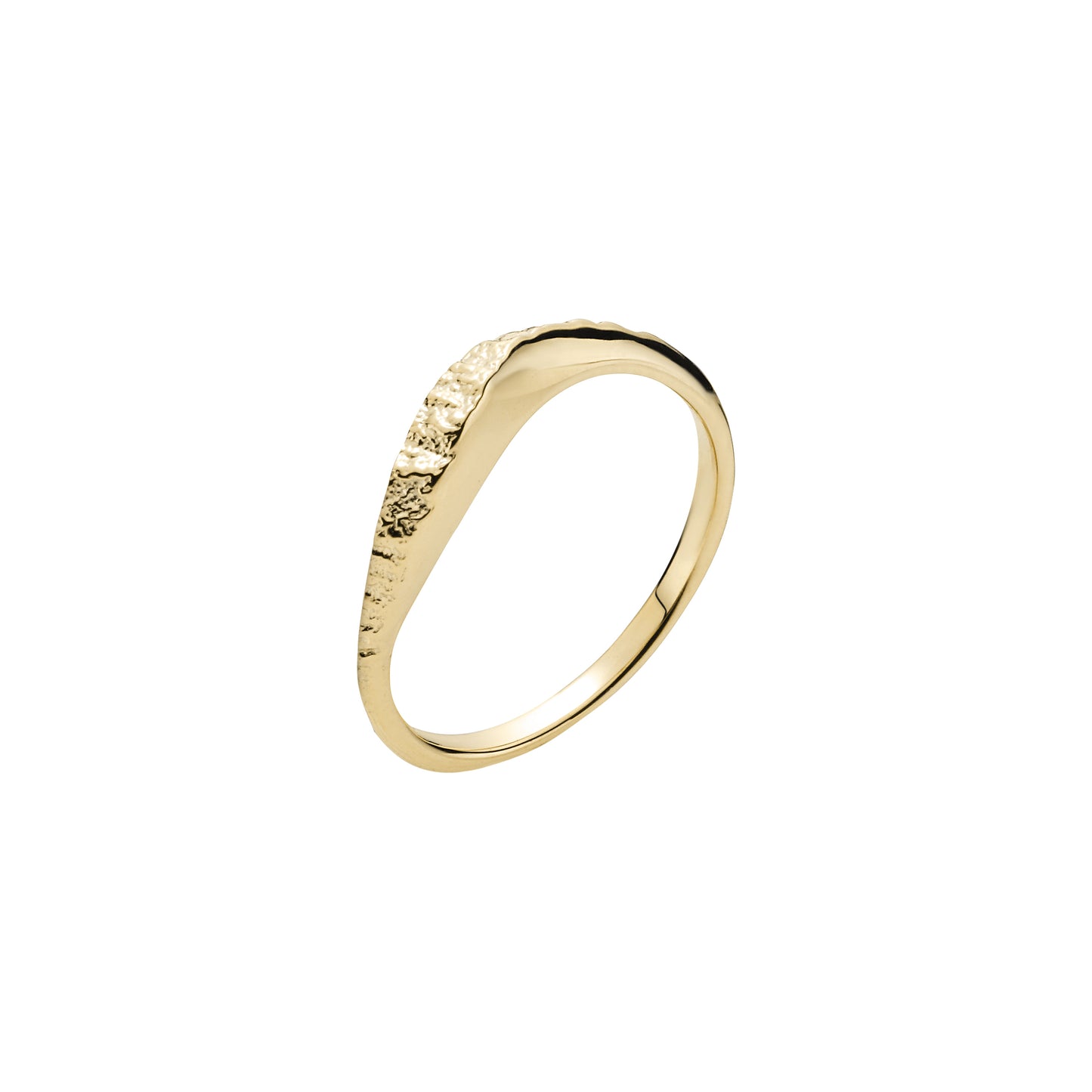 8 kt. guldring, mat