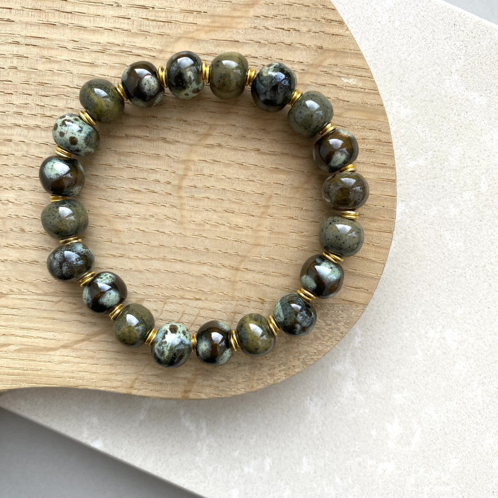 Perlearmbånd elastik - Temple