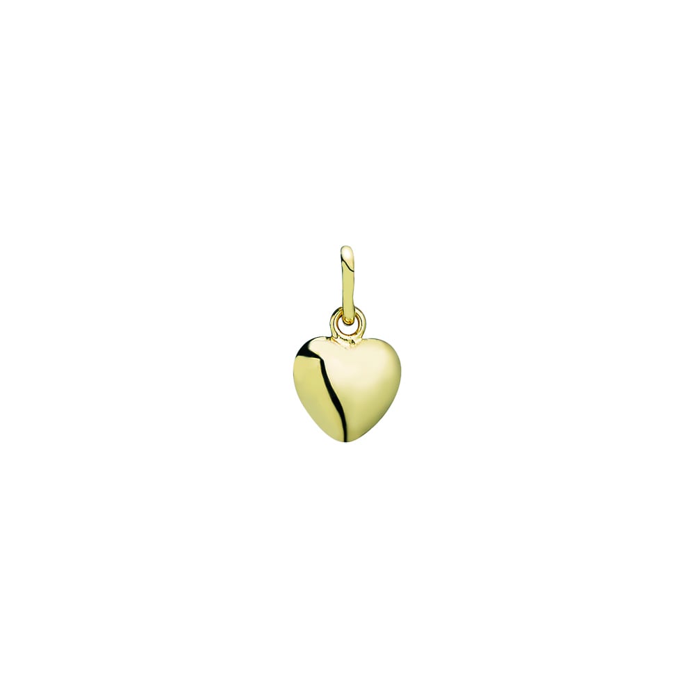 8 kt. guldvedhæng hjerte 8x8,5mm