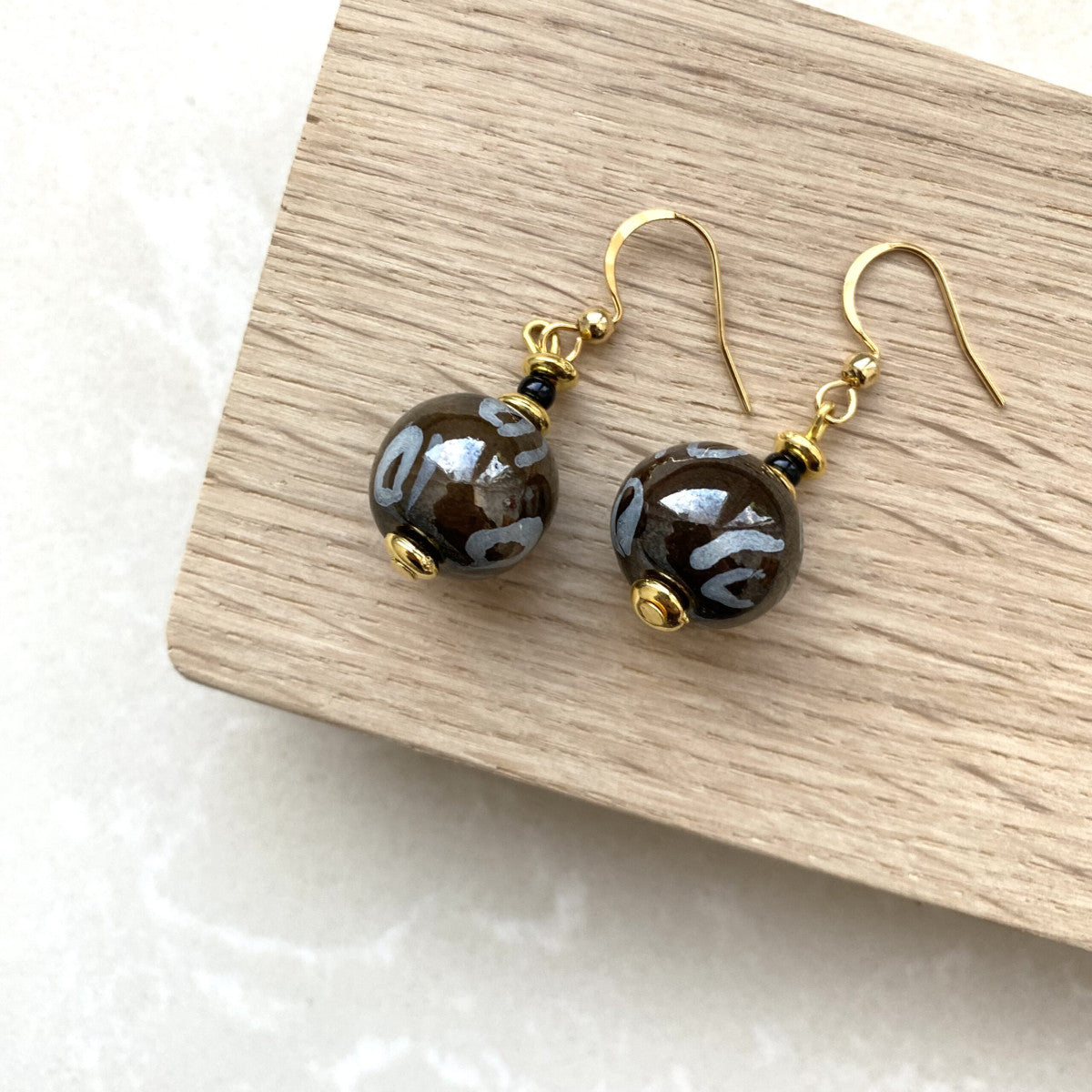 Perleøreringe - Round - Stella