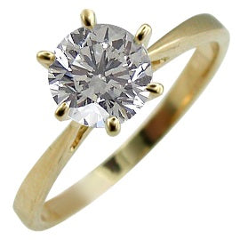 SAGA, solitaire diamantring, 14 kt guld, 0.20 ct - 1.00 ct.