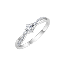 Sølv ring rhodineret