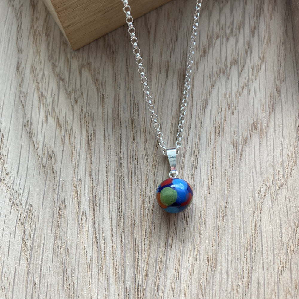 Vedhæng i sølv - Crazy parrot