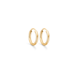 8 kt. guld creol. Mål 2 x 15 mm.