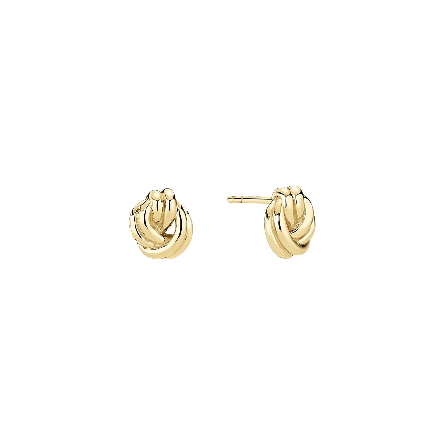 8 kt. guld ørestikker knude 8x7 mm