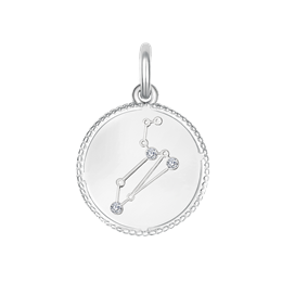 Sølv vedhæng stjernetegn løve.