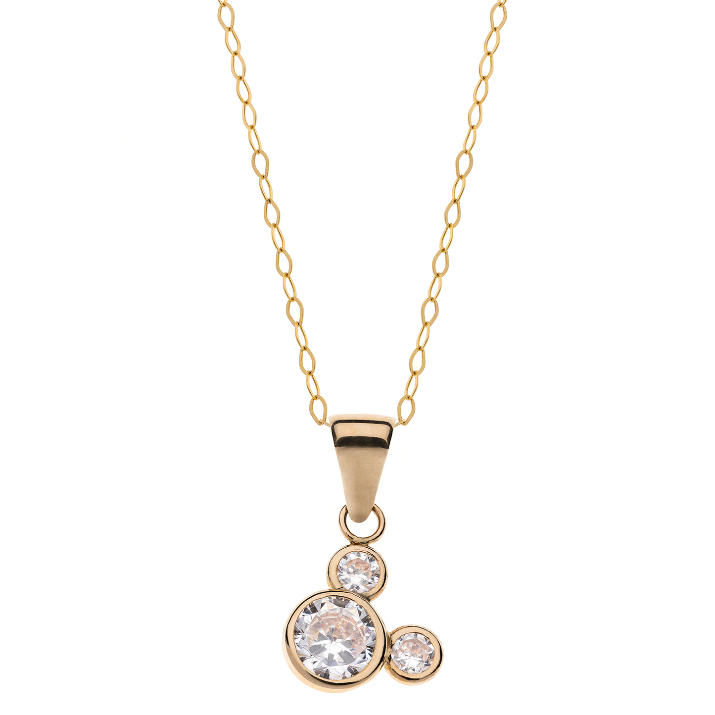 9 kt. guld vedhæng Mickey Mouse