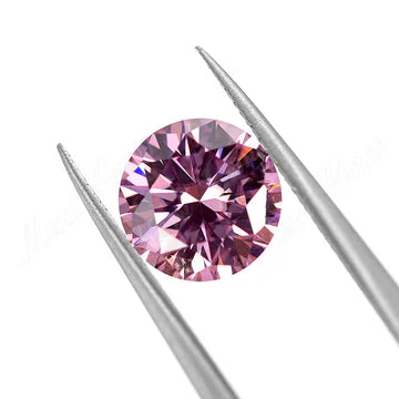 Pink lab. Moissanite 0,50 ct - 3,00 ct