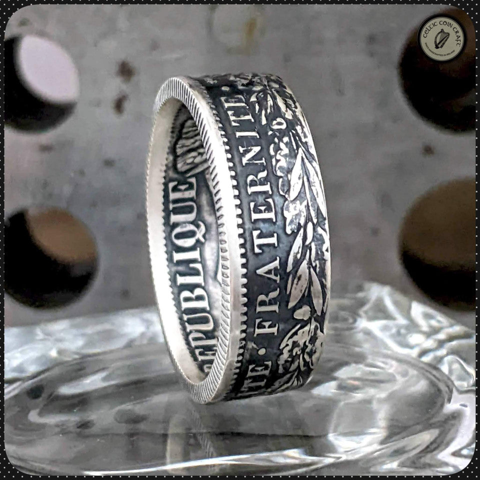 FRANSK. Nationalring fra 1870-1895. "Liberté, Egalité, Fraternité"