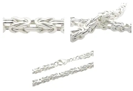 Kongekæde armbånd i sølv - 4.3 mm