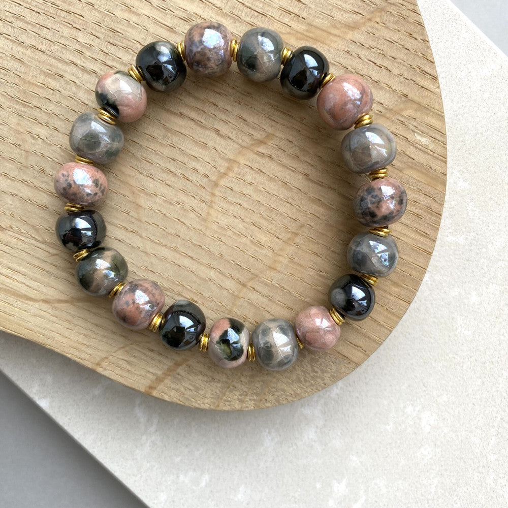 Perlearmbånd elastik - Isoria