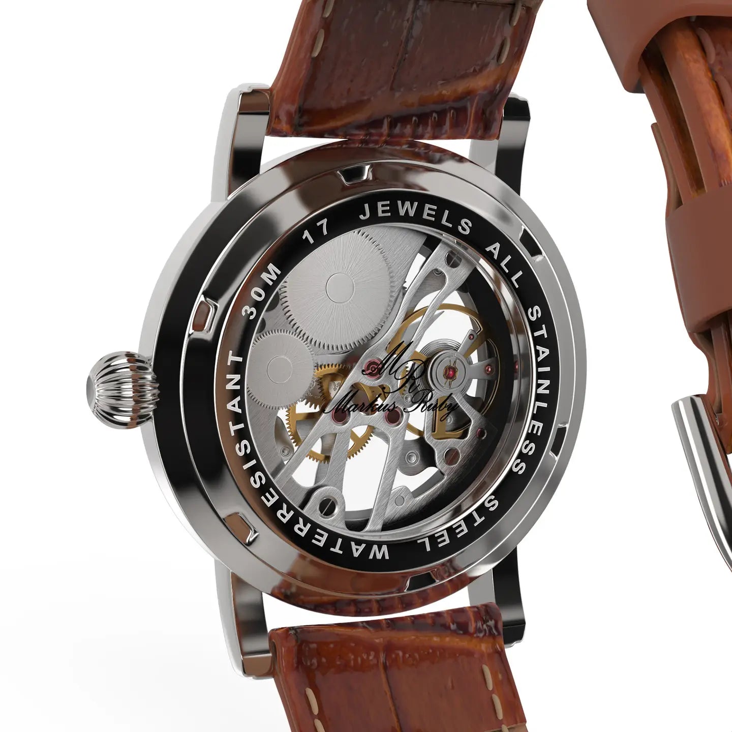 Marcus Ruby - Moonphase Automatic - White Dial