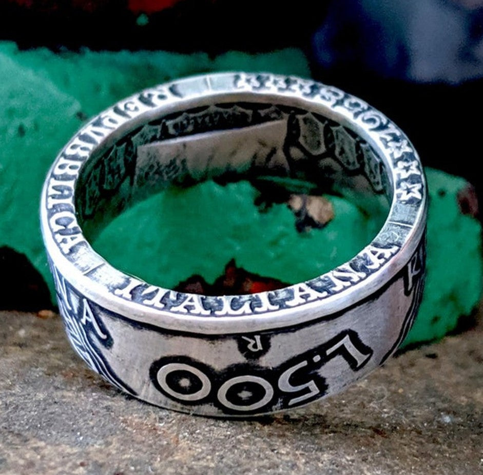 ITALIEN, 500 lire, sølvmønt.