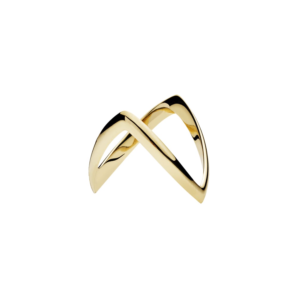 14 kt guldring, bispehue 3,5mm