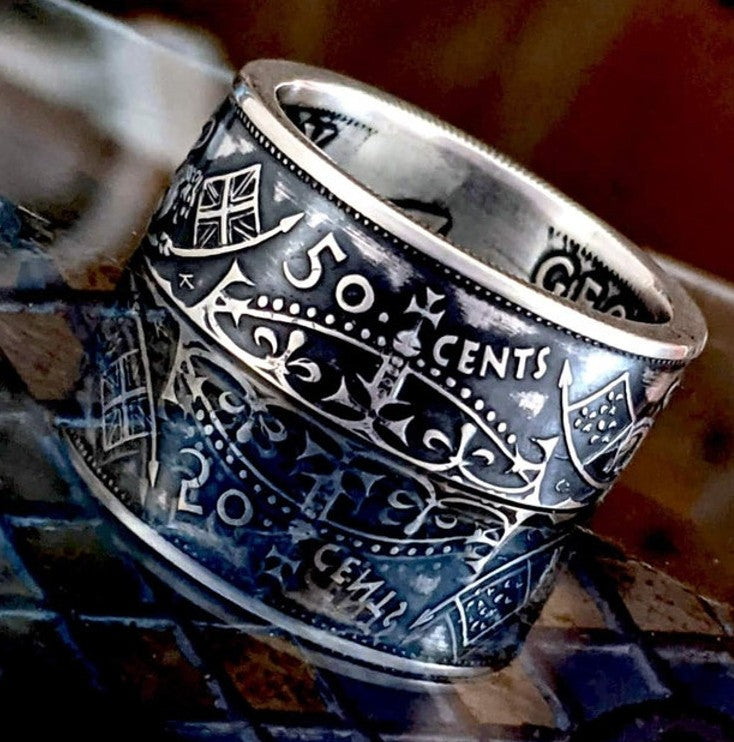 CANADISK 50-centmøntring.