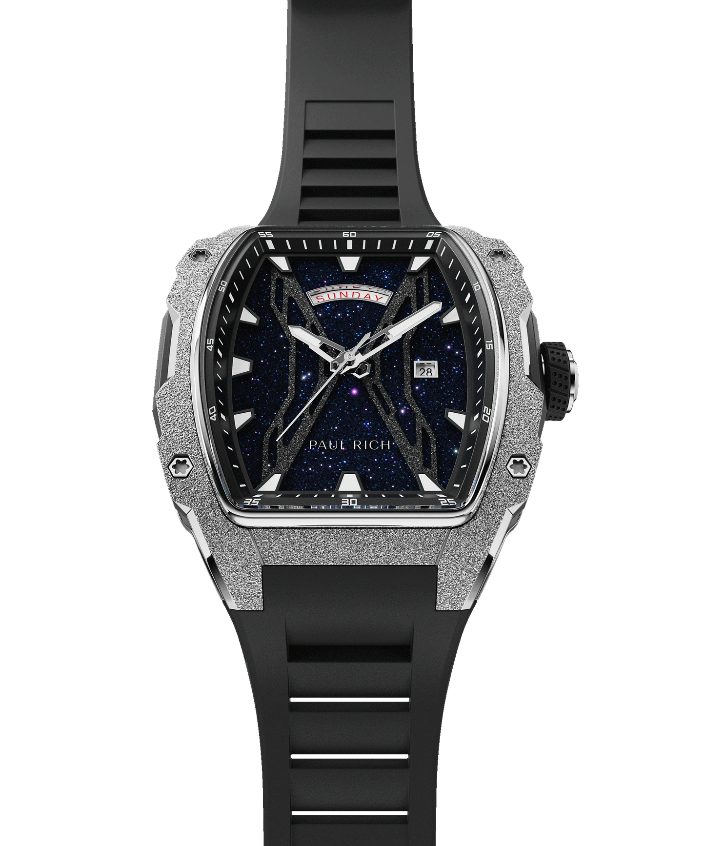 Astro Day & Date Abyss Silver