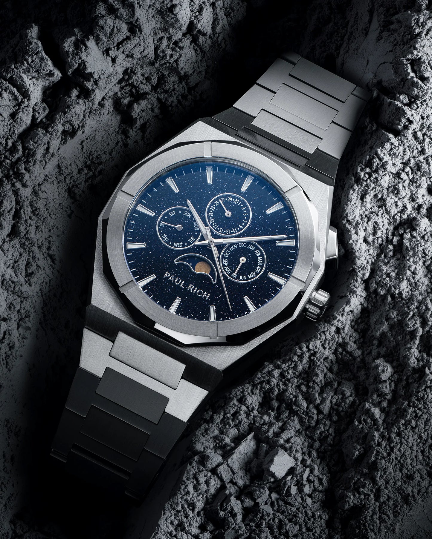 Moonphase Star Dust II Silver