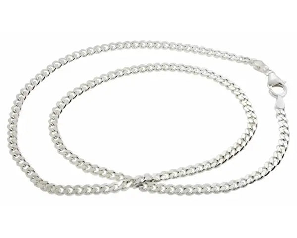 Panserhalskæde hvidguld