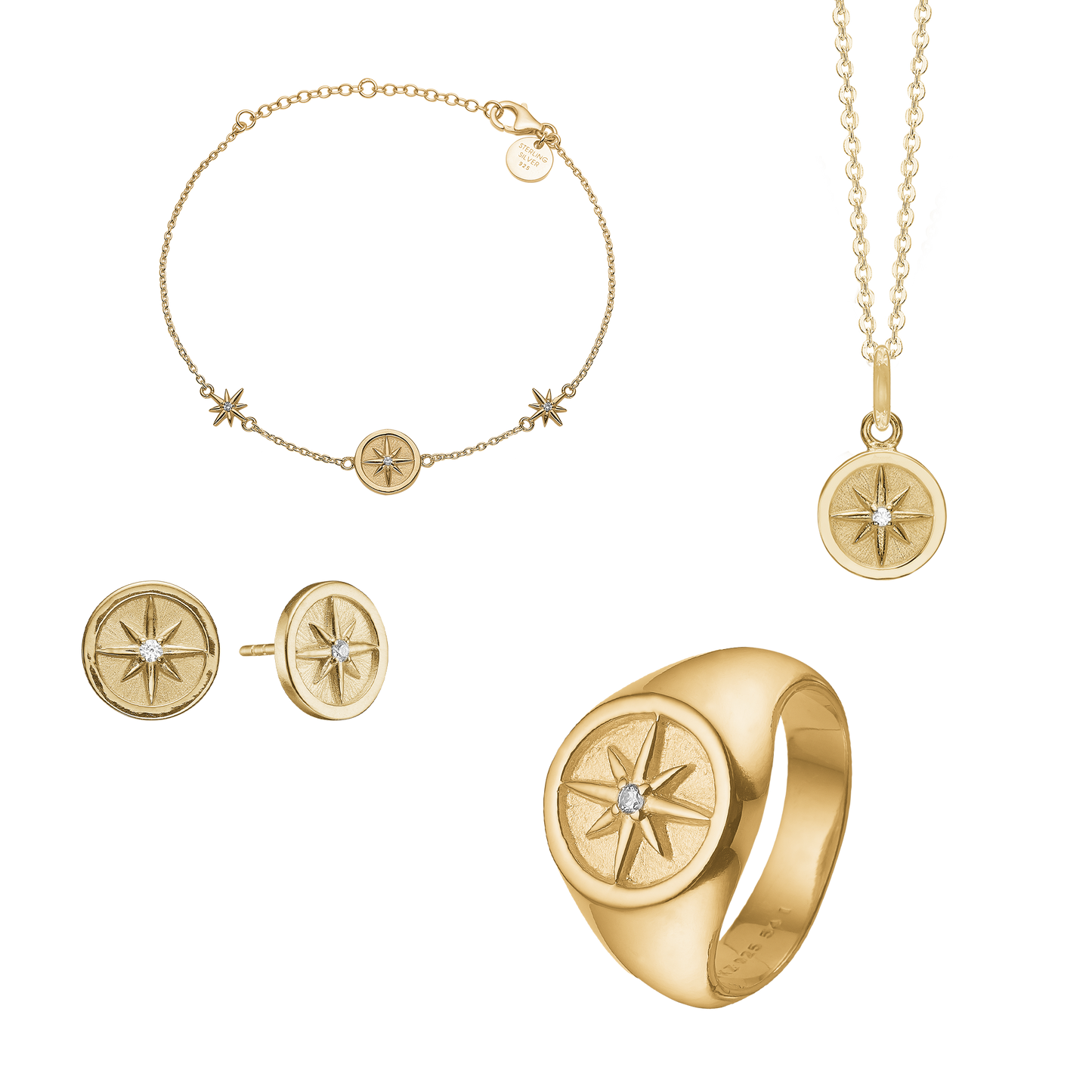 Star Of The Night sæt, Forgyldt