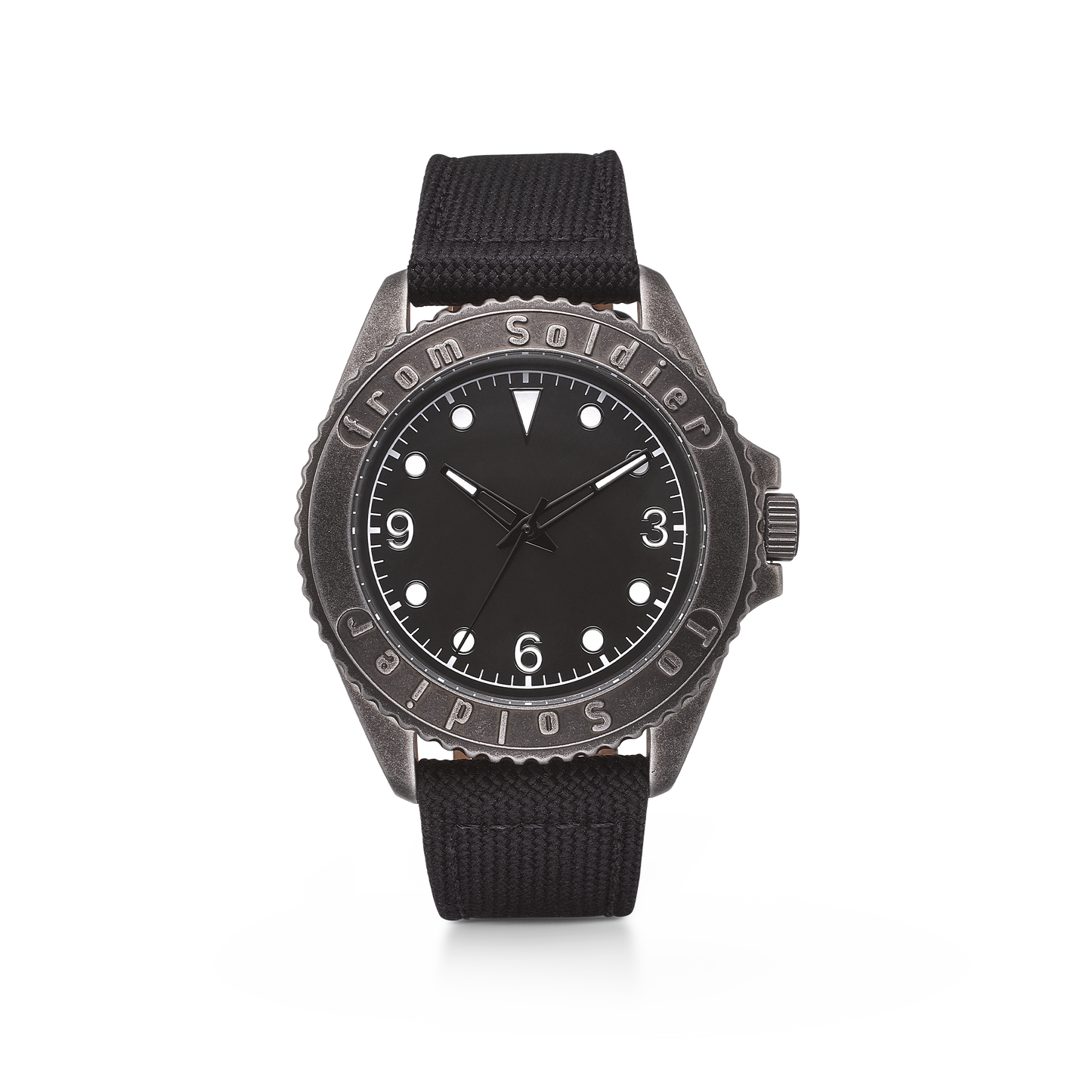 From Soldier To Soldier Ur Stainless Steel 5 ATM Miyota Mov't Sort Canvas Rem