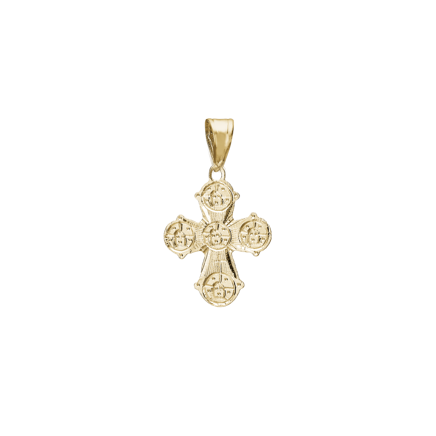 Dagmarkors Vedhæng Forgyldt Sterling Sølv 15 x 17 mm