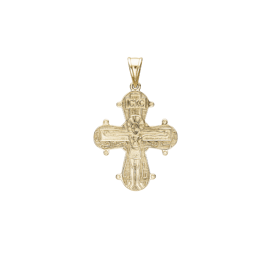 Dagmarkors Med Fadervor Vedhæng Forgyldt Sterling Sølv 19 x 23 mm