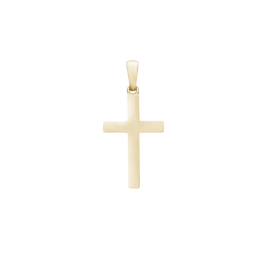 Kors Vedhæng Forgyldt Sterling Sølv 13 x 19,5 mm